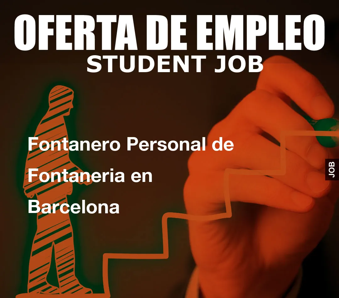 Fontanero Personal de Fontaneria en Barcelona