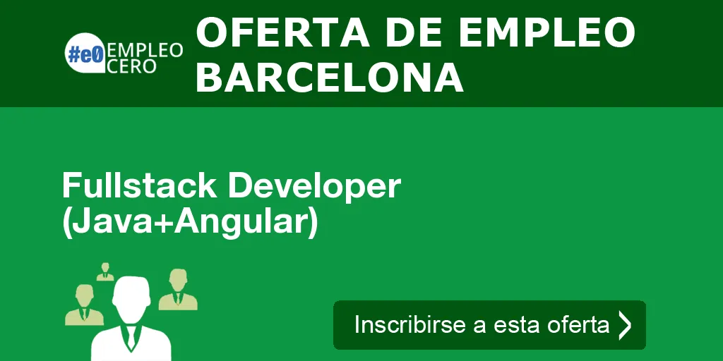 Fullstack Developer (Java+Angular)