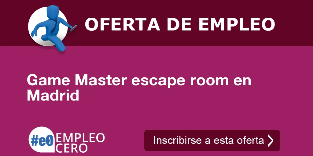 Game Master escape room en Madrid