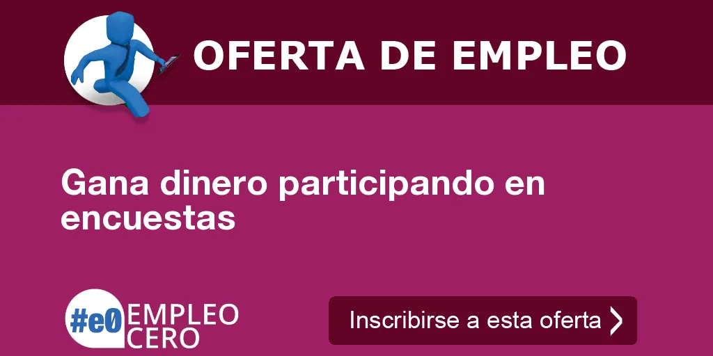 Gana dinero participando en encuestas