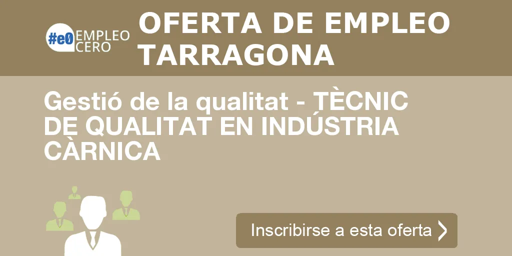 Gestió de la qualitat - TÈCNIC DE QUALITAT EN INDÚSTRIA CÀRNICA