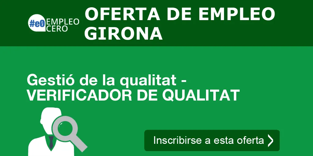 Gestió de la qualitat - VERIFICADOR DE QUALITAT