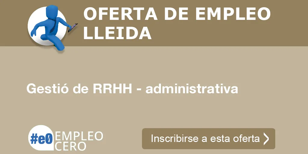 Gestió de RRHH - administrativa