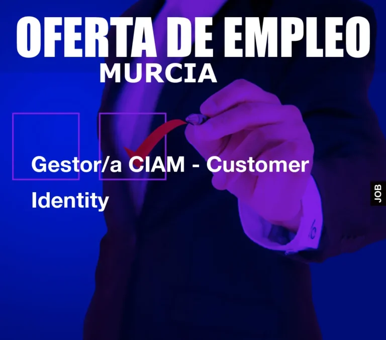 Gestor/a CIAM – Customer Identity