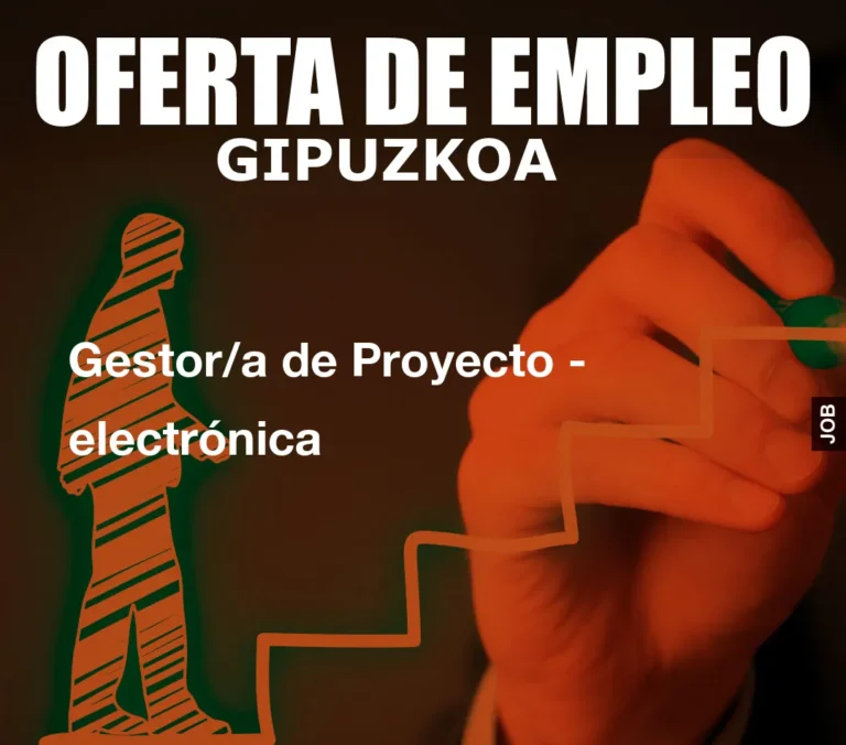 Gestor/a de Proyecto – electrónica