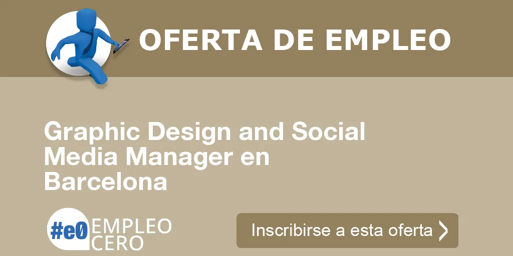 Graphic Design and Social Media Manager en Barcelona