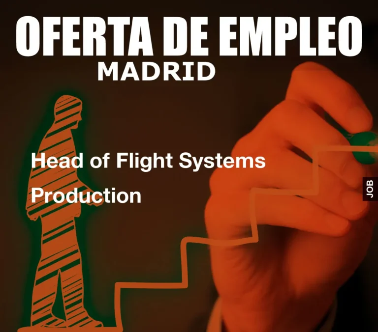 Head of Flight Systems Production