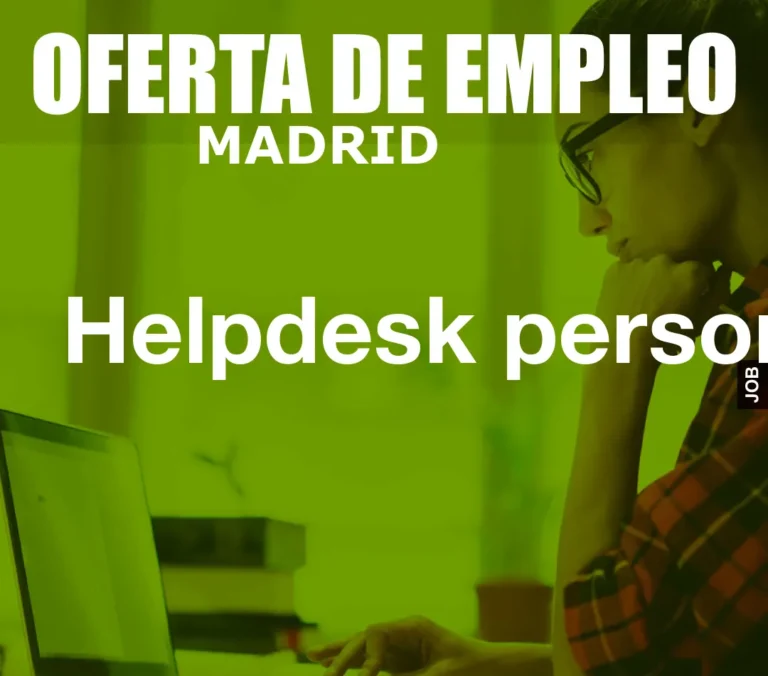 Helpdesk person