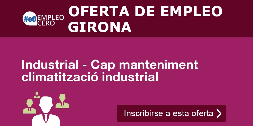 Industrial - Cap manteniment climatització industrial