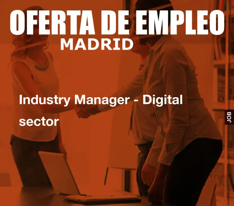 Industry Manager – Digital sector