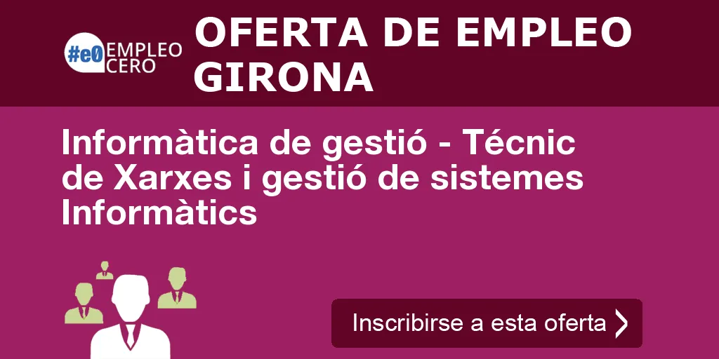 Informàtica de gestió - Técnic de Xarxes i gestió de sistemes Informàtics