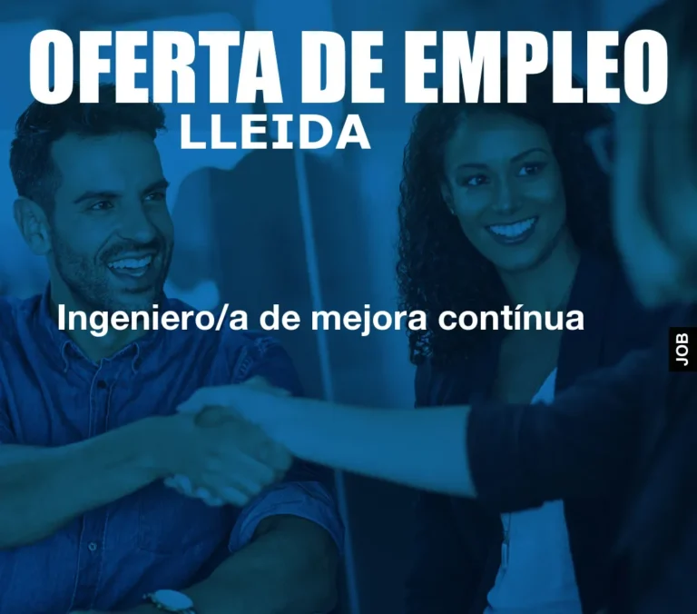 Ingeniero/a de mejora contínua