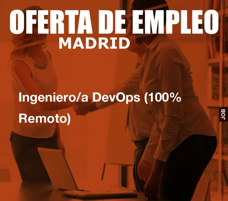 Ingeniero/a DevOps (100% Remoto)