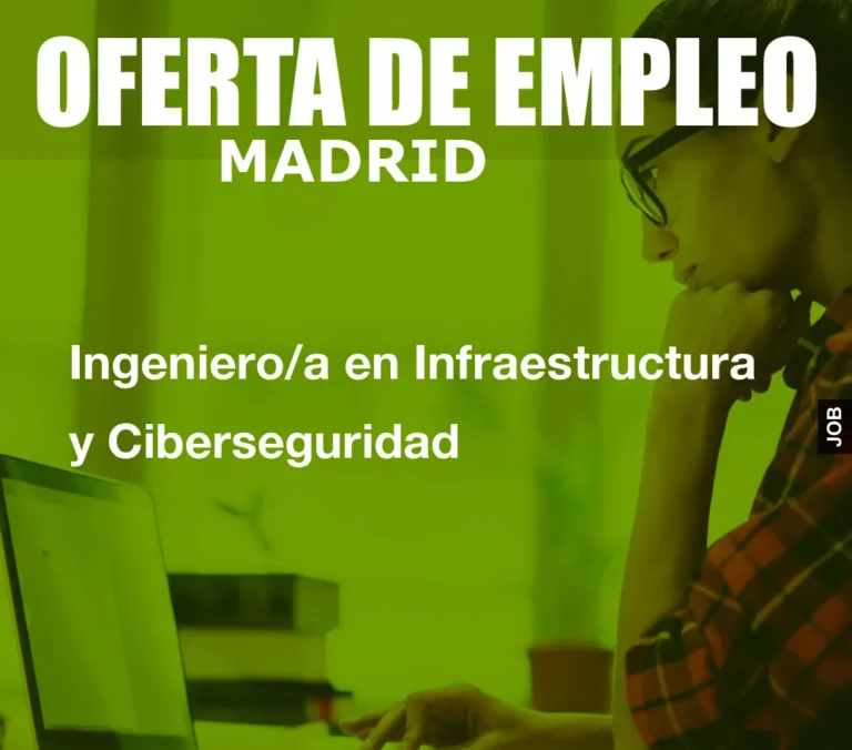 Ingeniero/a en Infraestructura y Ciberseguridad