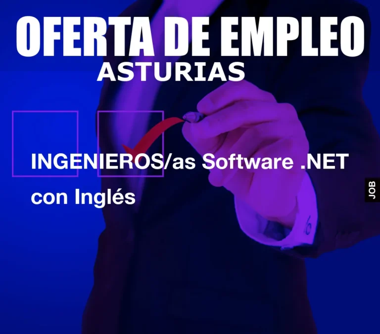 INGENIEROS/as Software .NET con Inglés