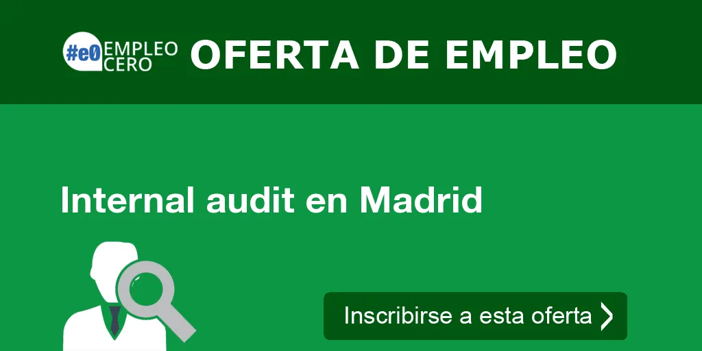 Internal audit en Madrid