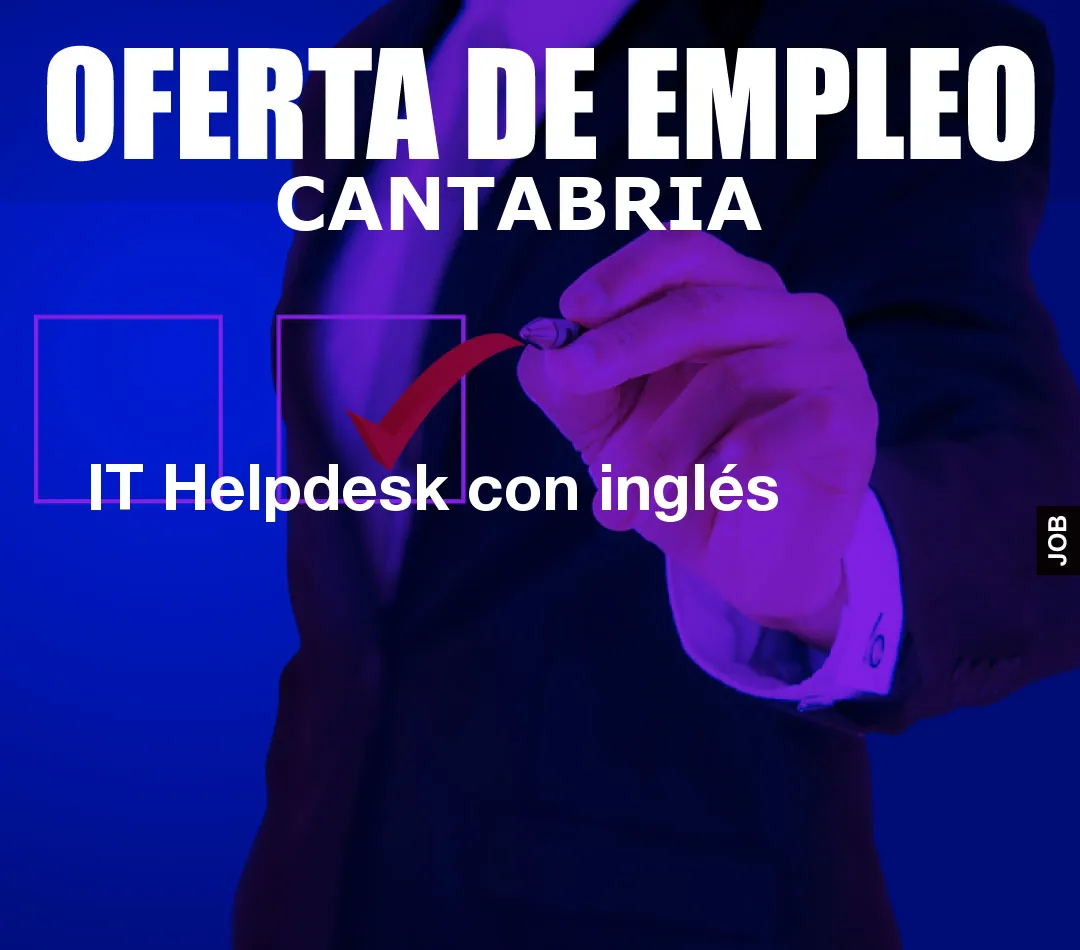 IT Helpdesk con inglés