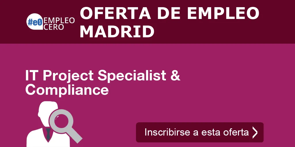 IT Project Specialist & Compliance