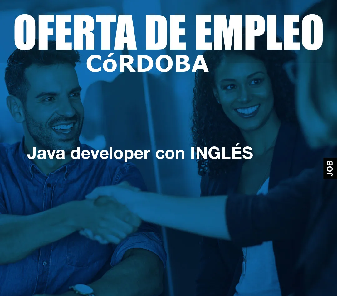 Java developer con INGLÉS