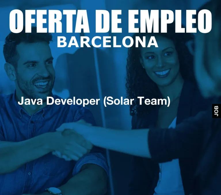 Java Developer (Solar Team)