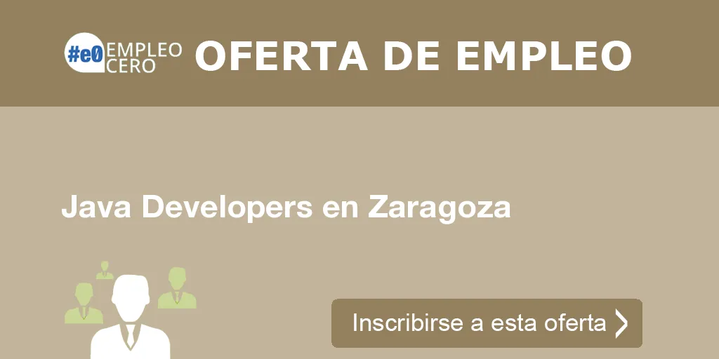 Java Developers en Zaragoza