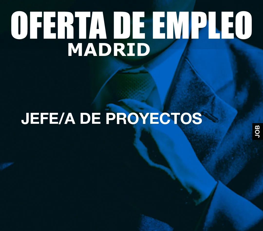 JEFE/A DE PROYECTOS