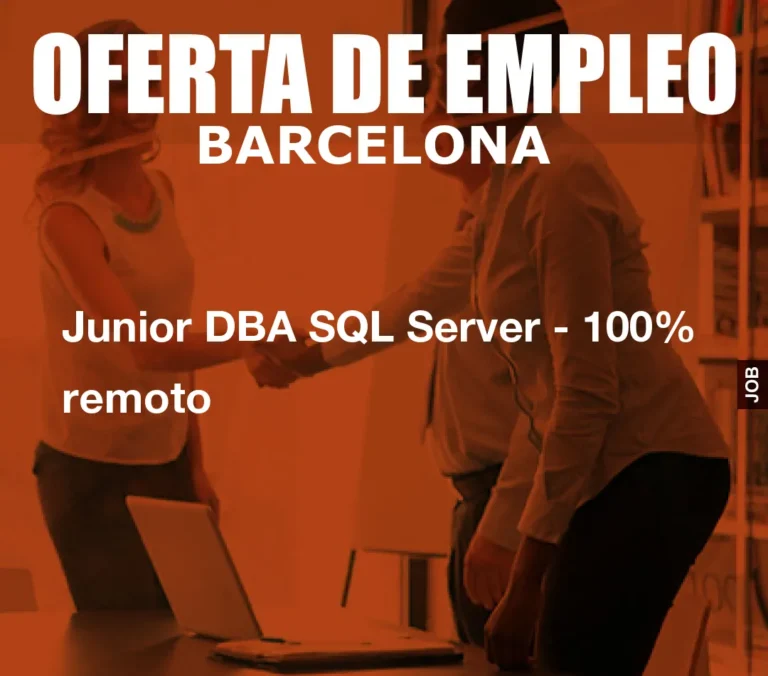 Junior DBA SQL Server – 100% remoto