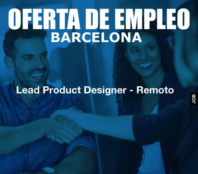 Lead Product Designer – Remoto