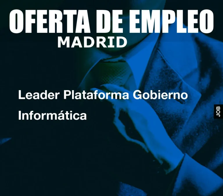 Leader Plataforma Gobierno Inform?tica