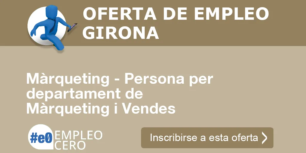 Màrqueting - Persona per departament de Màrqueting i Vendes