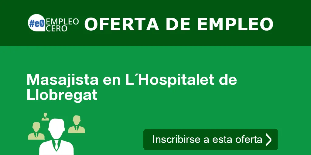 Masajista en L´Hospitalet de Llobregat