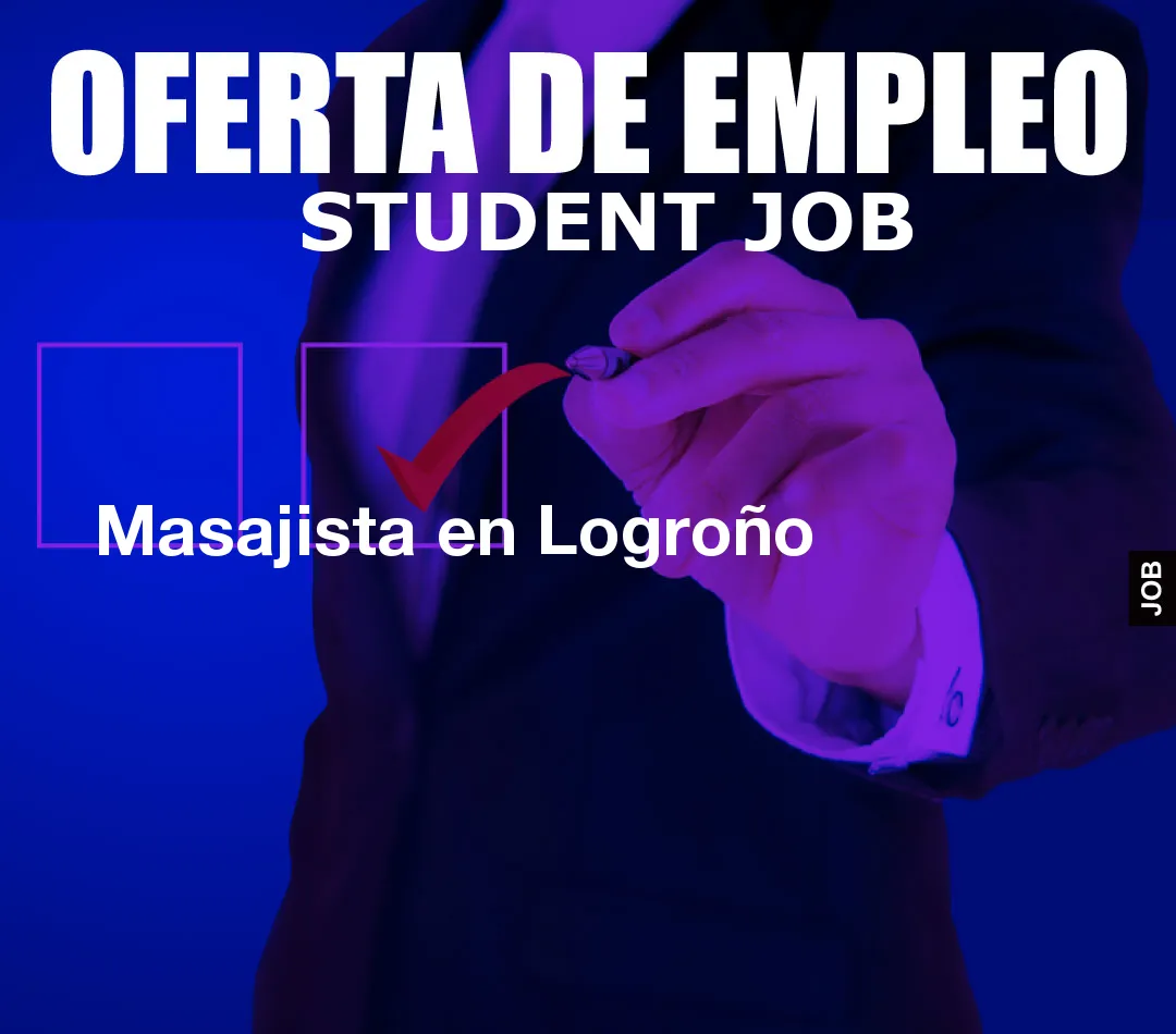 Masajista en Logroño