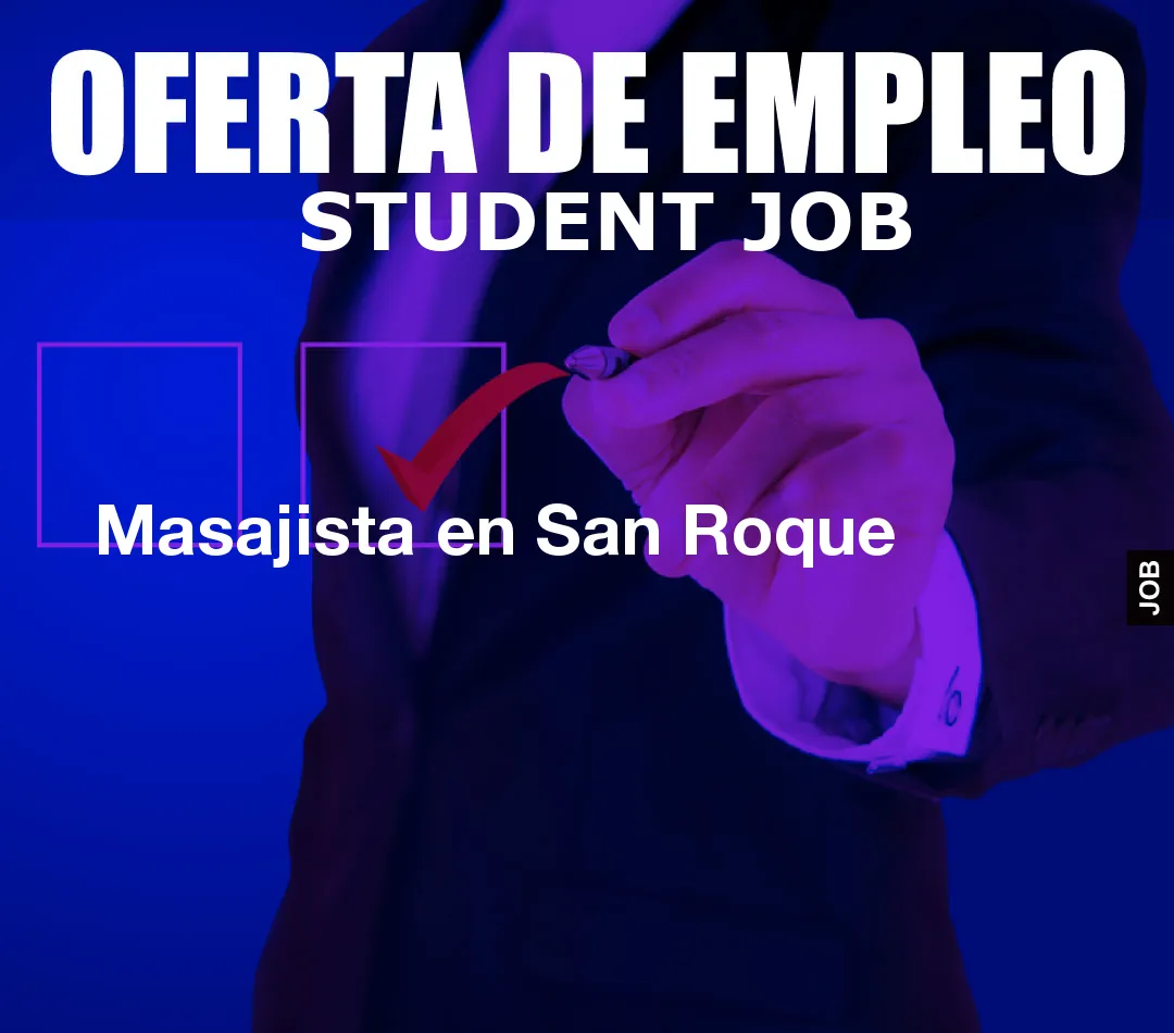 Masajista en San Roque