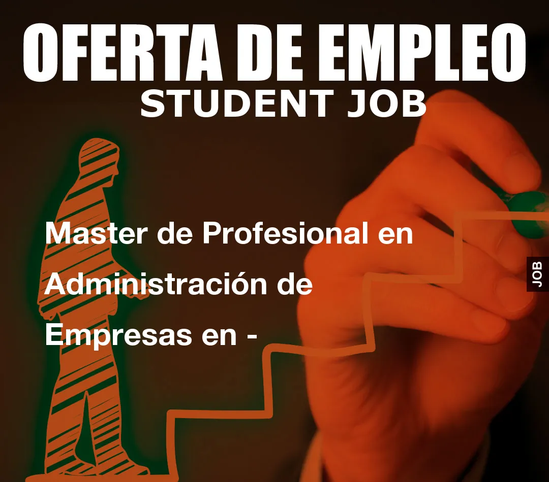 Master de Profesional en Administraci