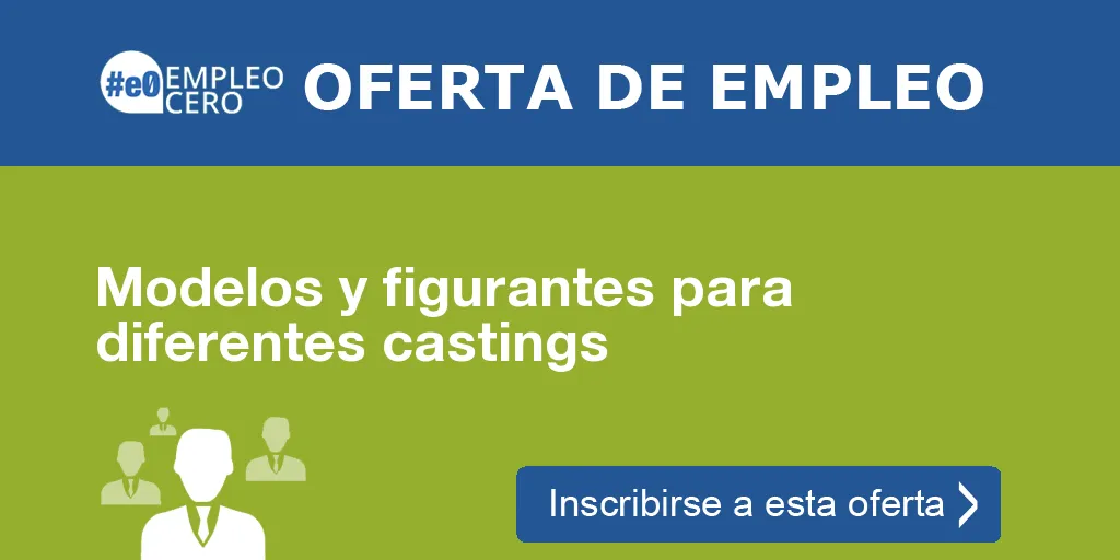 Modelos y figurantes para diferentes castings