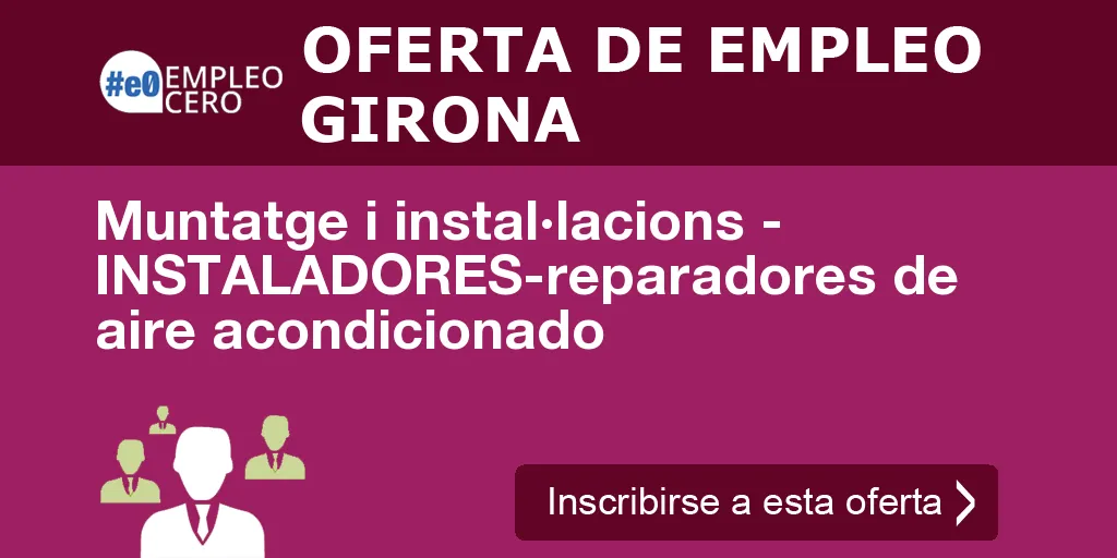 Muntatge i instal·lacions - INSTALADORES-reparadores de aire acondicionado