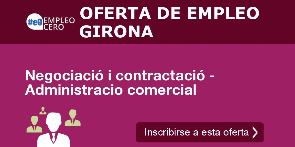 Negociació i contractació - Administracio comercial