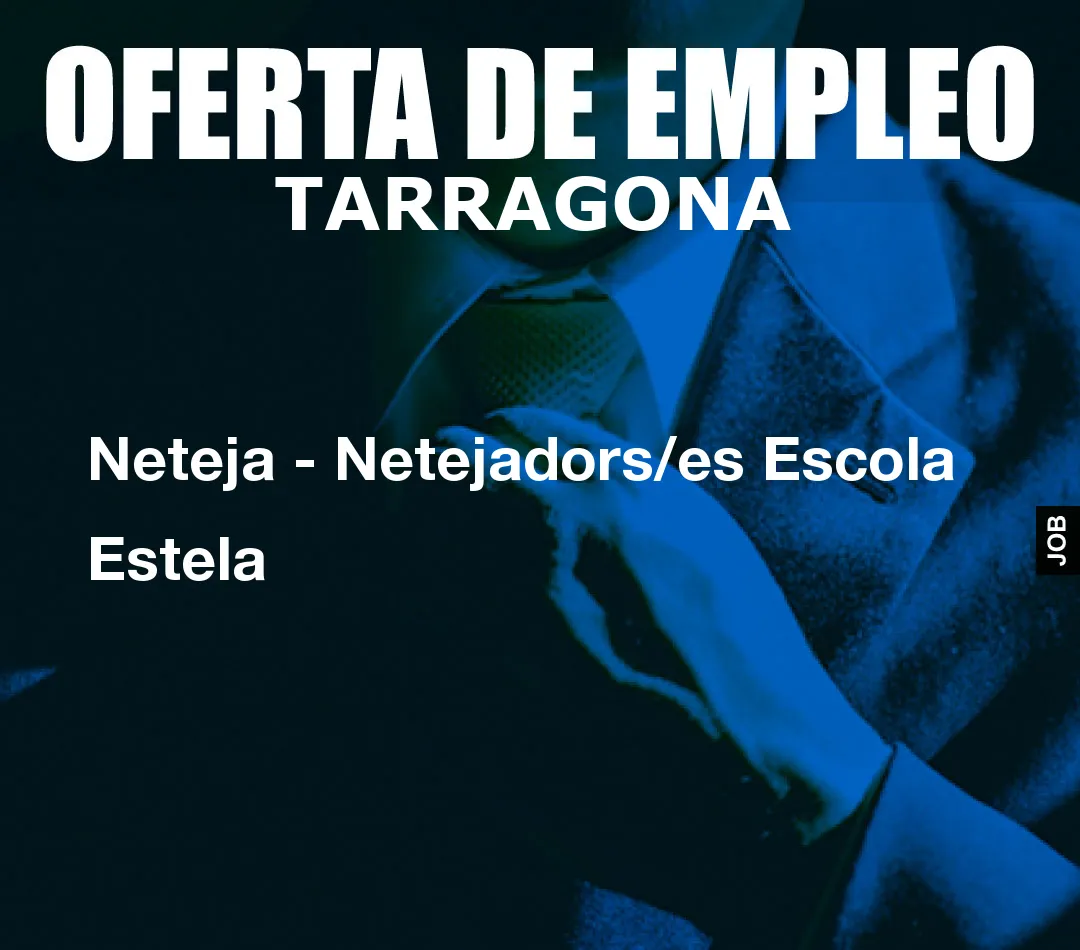 Neteja – Netejadors/es Escola Estela