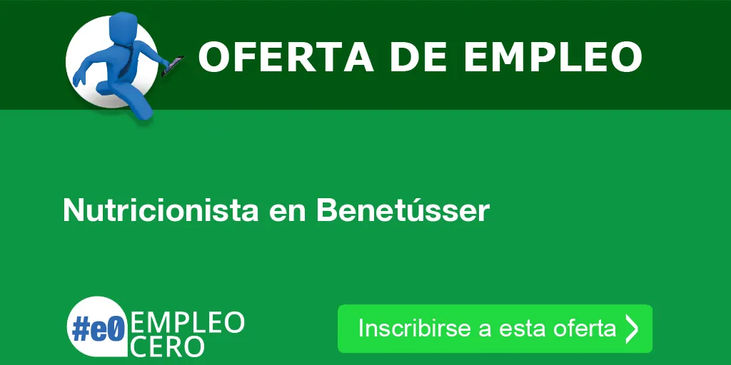 Nutricionista en Benetússer