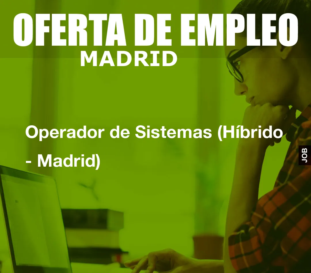 Operador de Sistemas (H?brido - Madrid)