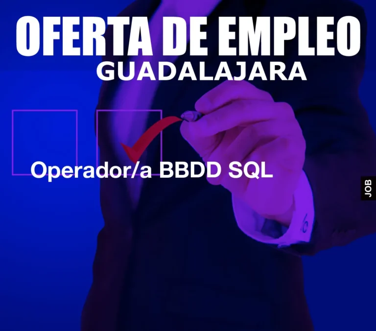 Operador/a BBDD SQL