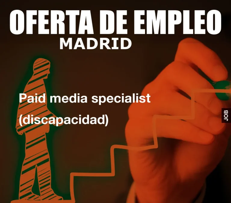 Paid media specialist (discapacidad)