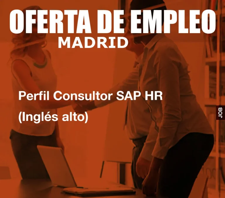 Perfil Consultor SAP HR (Inglés alto)