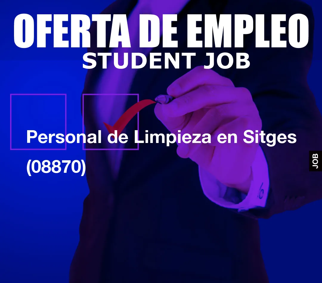 Personal de Limpieza en Sitges (08870)