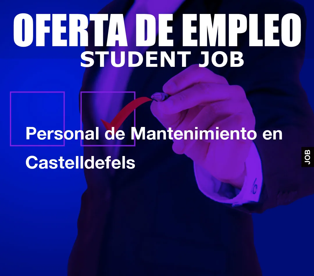 Personal de Mantenimiento en Castelldefels