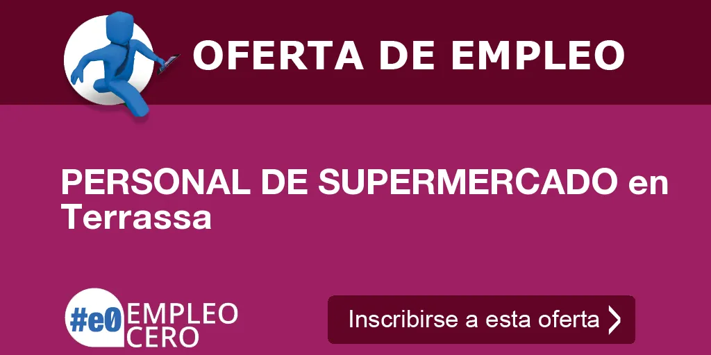 PERSONAL DE SUPERMERCADO en Terrassa