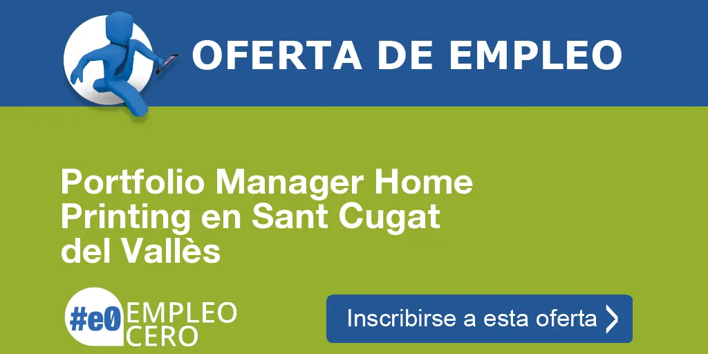 Portfolio Manager Home Printing en Sant Cugat del Vallès