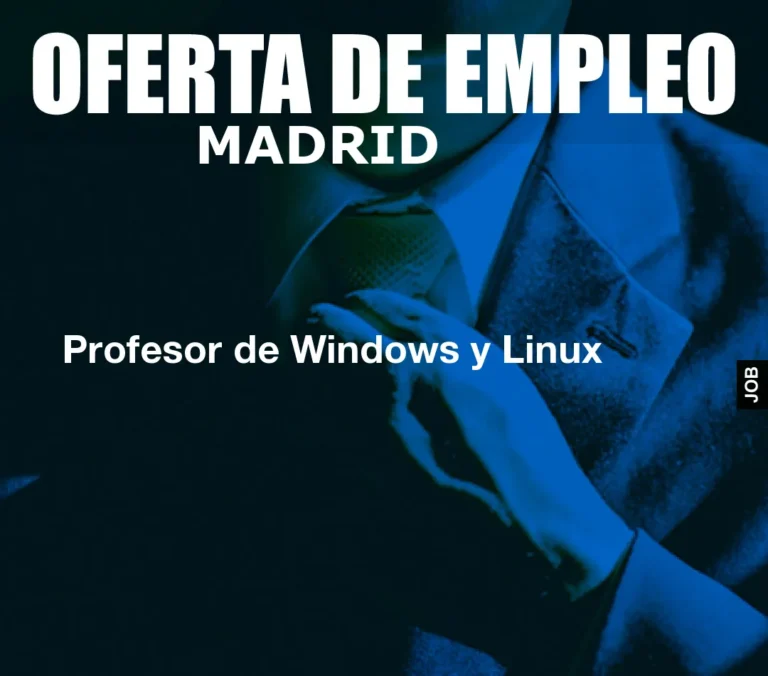 Profesor de Windows y Linux