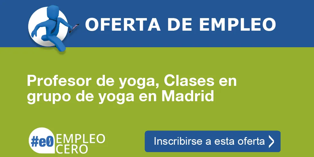 Profesor de yoga, Clases en grupo de yoga en Madrid