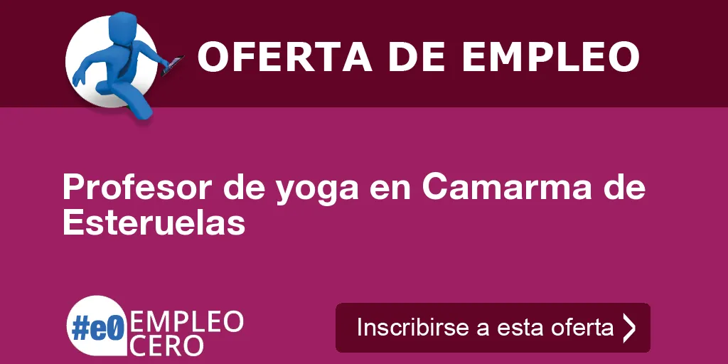 Profesor de yoga en Camarma de Esteruelas